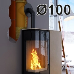 TUBULATURA PREMIUM PELETI FI100 - SEMINEE / SOBE